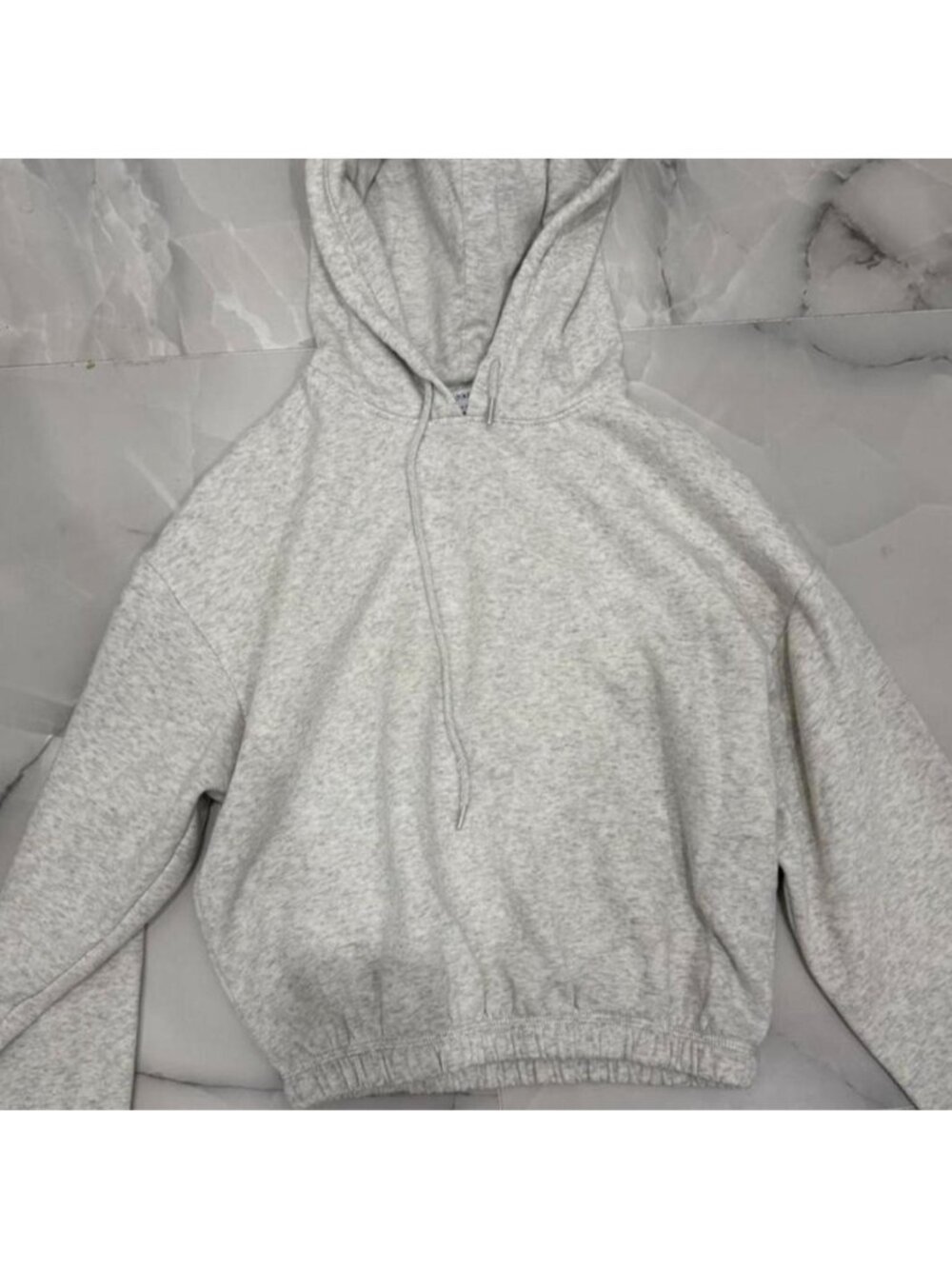 Grey Bershka cropped hoodie - Picture 4 of 4